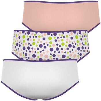 Athena Lot de 3 boxers fille Ecopack Trio Mode Girl By Blanc
