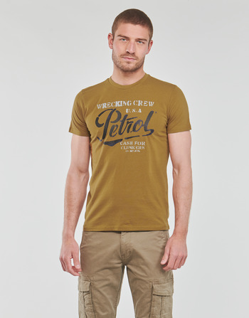 Vêtements Homme T-shirts manches courtes Petrol Industries T-SHIRT SS CLASSIC PRINT Marron