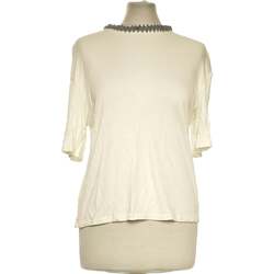 Vêtements Femme Tops / Blouses H&M Top Manches Courtes  36 - T1 - S Blanc
