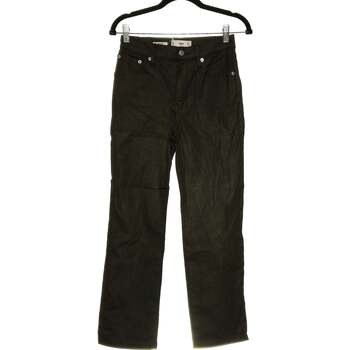 Vêtements Femme Jeans Long Mango jean droit femme  34 - T0 - XS Noir Noir