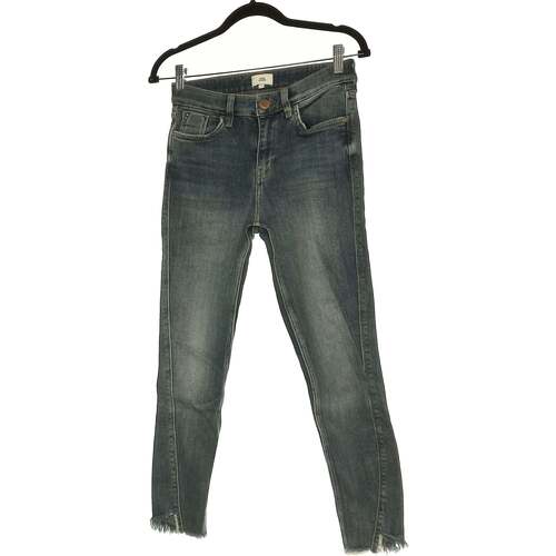 River Island jean slim femme 36 - T1 - S Bleu Bleu - Vêtements Jeans Femme  11,00 €