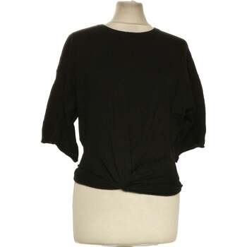 Vêtements Femme Pulls & Gilets Zara top manches courtes  36 - T1 - S Noir Noir