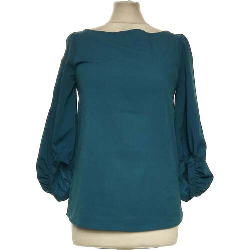 Vêtements Femme Paniers / boites et corbeilles Zara top manches longues  34 - T0 - XS Bleu Bleu