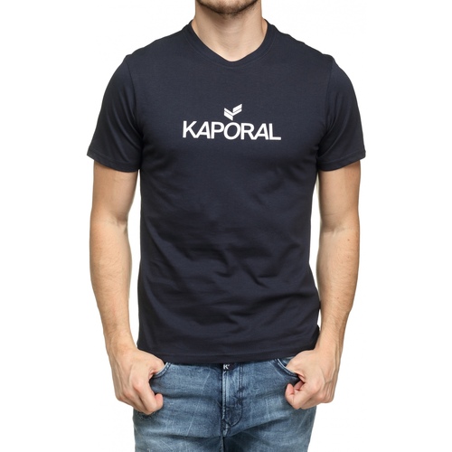 Vêtements Homme T-shirts manches courtes Kaporal Tee Shirt col rond Bleu
