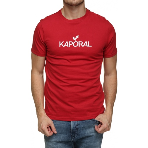 Vêtements Homme T-shirts manches courtes Kaporal Tee Shirt col rond Rouge