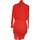 Vêtements Femme Robes courtes Boohoo robe courte  36 - T1 - S Rouge Rouge