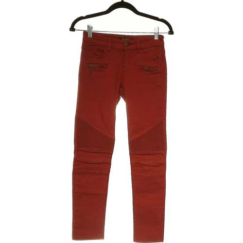 Vêtements Femme Jeans Bonobo jean slim femme  34 - T0 - XS Rouge Rouge