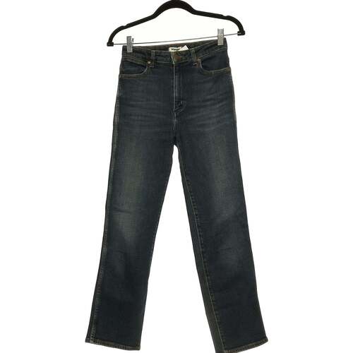 Vêtements Femme Jeans Linen Wrangler jean droit femme  34 - T0 - XS Bleu Bleu