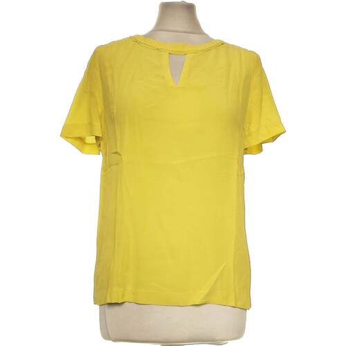 Vêtements Femme checked long-sleeved shirt Bianco Comptoir Des Cotonniers 36 - T1 - S Jaune
