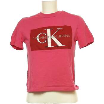 Vêtements Femme T-shirts & Polos Calvin Klein Jeans 36 - T1 - S Rose