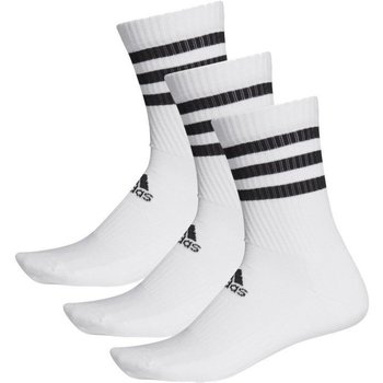 adidas Originals 3-Stripes Cushioned Crew Socks 3 Pairs Blanc