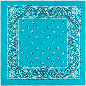 Accessoires textile Echarpes / Etoles / Foulards Allée Du Foulard Bandana U.S Premium Bleu bondi