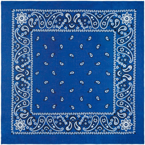 Accessoires textile Oh My Bag Allée Du Foulard Bandana U.S Premium Bleu