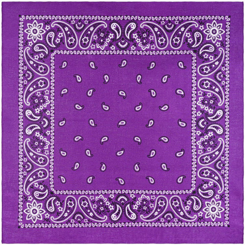 Accessoires textile Oh My Bag Allée Du Foulard Bandana U.S Premium Violet