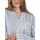 Vêtements Femme Pyjamas / Chemises de nuit Admas Chemise de nuit manches longues Fashion Stripes Bleu