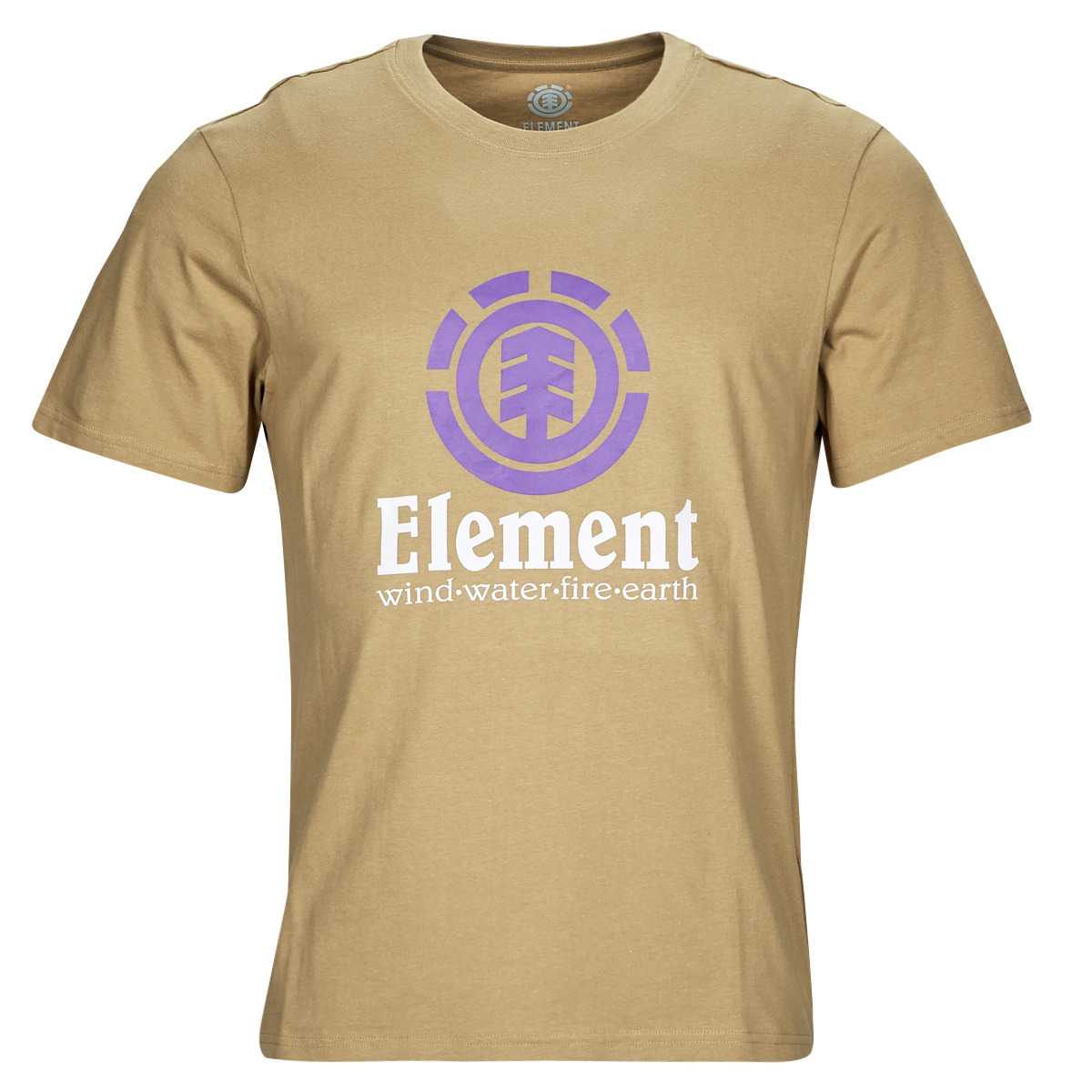 Vêtements Homme T-shirts shirt manches courtes Element VERTICAL SS Beige / Violet