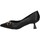 Chaussures Femme Sandales et Nu-pieds Francescomilano SB01-01A Escarpins Femme NOIR Noir