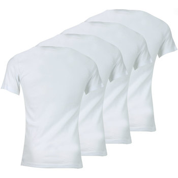 Athena Lot de 4 tee-shirt homme col V Eco Pack Blanc