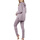 Vêtements Femme Pyjamas / Chemises de nuit Admas Pyjama tenue d'intérieur pantalon sweat capuche Comfort Home Violet