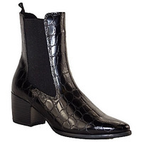 Chaussures Femme Boots Marco Tozzi MARCOBOOTS NOIR CROCO