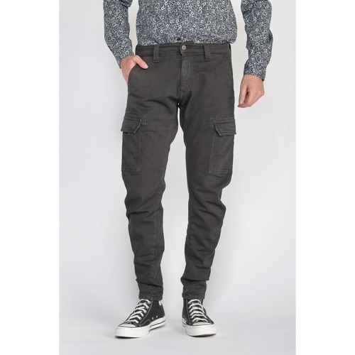 Vêtements Homme Pantalons Newlife - Seconde Mainises Koge army jogg tapered arqué noir Noir