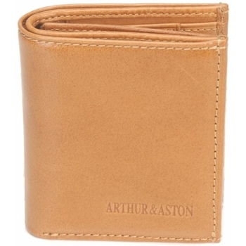 Sacs Homme Porte-monnaie Arthur & Aston Porte-monnaie et cartes Ulysse cuir Arthur et Asto Orange