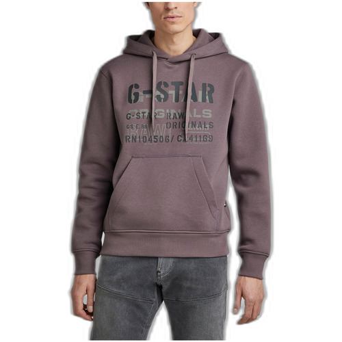 Vêtements Homme Sweats G-Star Raw Sweatshirt à capuche  Multi layer originals Violet