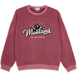 Vêtements Fille Sweats French Disorder Sweatshirt fille  Max Washed Montana Rouge