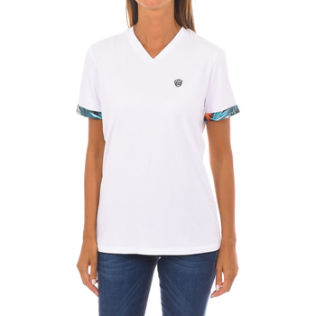 Vêtements Femme T-shirts manches courtes Galvanni GLVSM1100241-WHITEMULTI Blanc