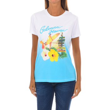 Vêtements Femme T-shirts manches courtes Galvanni GLVSW1127601-WHITE Blanc