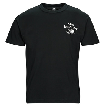 Vêtements Homme T-shirts manches courtes New Balance ESSENTIALS LOGO T-SHIRT Noir