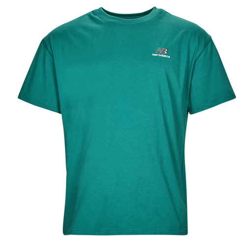 Vêtements T-shirts manches Hanzo New Balance UNI-SSENTIALS COTTON T-SHIRT Vert