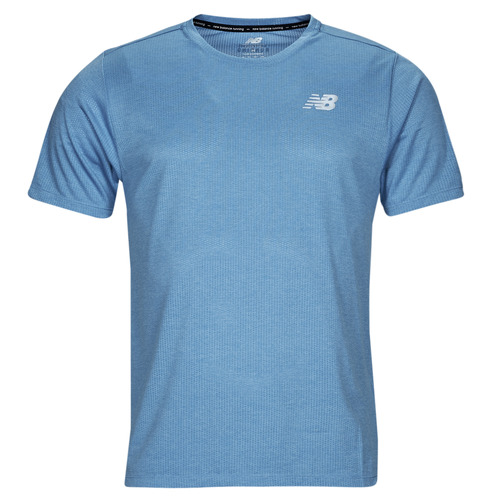Vêtements Homme Y-3 rear logo print T-shirt New Balance IMPACT RUN SHORT SLEEVE Bleu