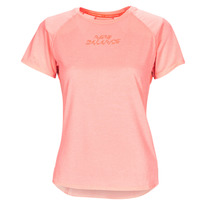 Vêtements Femme T-shirts manches courtes New Balance PRINTED IMPACT RUN SHORT SLEEVE Rose