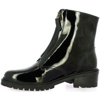 Vidi Studio Boots cuir vernis Noir