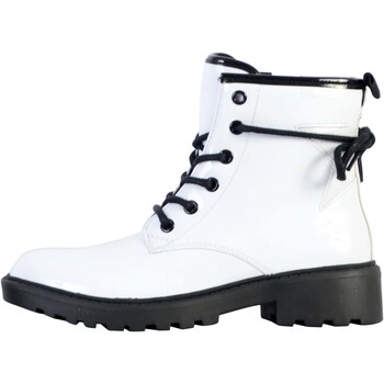 Chaussures Fille Bottines Geox 199022 Blanc