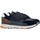 Chaussures Homme Baskets basses Geox Basket Cuir Dolomia Marine