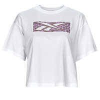 Vêtements Femme T-shirts manches courtes Reebok Classic Graphic Tee -Modern Safari Blanc