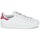 Chaussures Fille Baskets basses adidas casual Originals STAN SMITH J Blanc / Rose