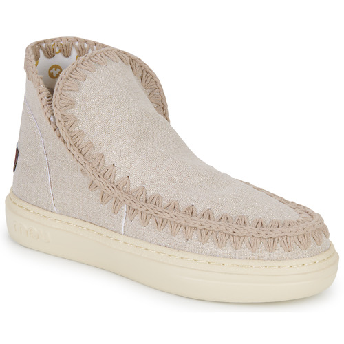 Chaussures Femme Textured Boots Mou ESKIMO Beige