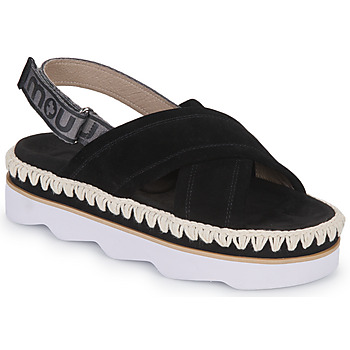 Chaussures Femme Sandales et Nu-pieds Mou MU.SW581001A-BLA Noir