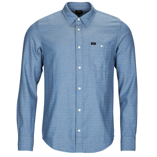 Vêtements Homme Chemises manches longues Lee LEESURE T-Shirt SHIRT Bleu