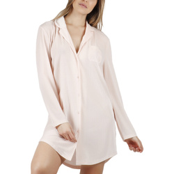 Vêtements Femme Pyjamas / Chemises de nuit Admas Chemise de nuit manches longues Elegant Stripes Rose