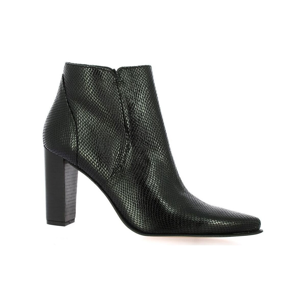 Chaussures Femme Boots for Vidi Studio Boots for cuir serpent Noir