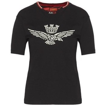 Vêtements Femme T-shirts manches courtes Aeronautica Militare TS2034DJ4960101 Noir