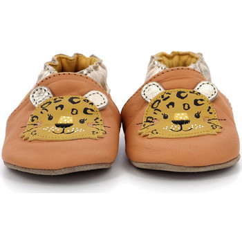 Chaussures Garçon Chaussons bébés Robeez Leopardo CAMEL