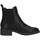 Chaussures Femme Bottines Francescomilano B17-01A Beatles Femme NOIR Noir