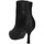 Chaussures Femme Low boots Francescomilano A08-06A Bottes et bottines Femme Noir
