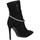 Chaussures Femme Low boots Francescomilano A10-06TS Bottes et bottines Femme NOIR Noir