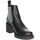Chaussures Femme Boots Frau 80N3 Noir